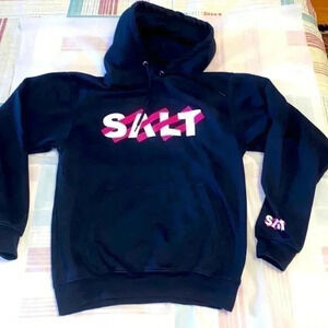 ATC  the Authentic T-shirt company “SALT” printed unisex hoodie